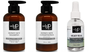 Silver Package - Honey Dew Shampoo + Conditioner + Silky Seal Protector