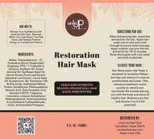 Load image into Gallery viewer, RESTORATION HAIR MASK 8 oz.